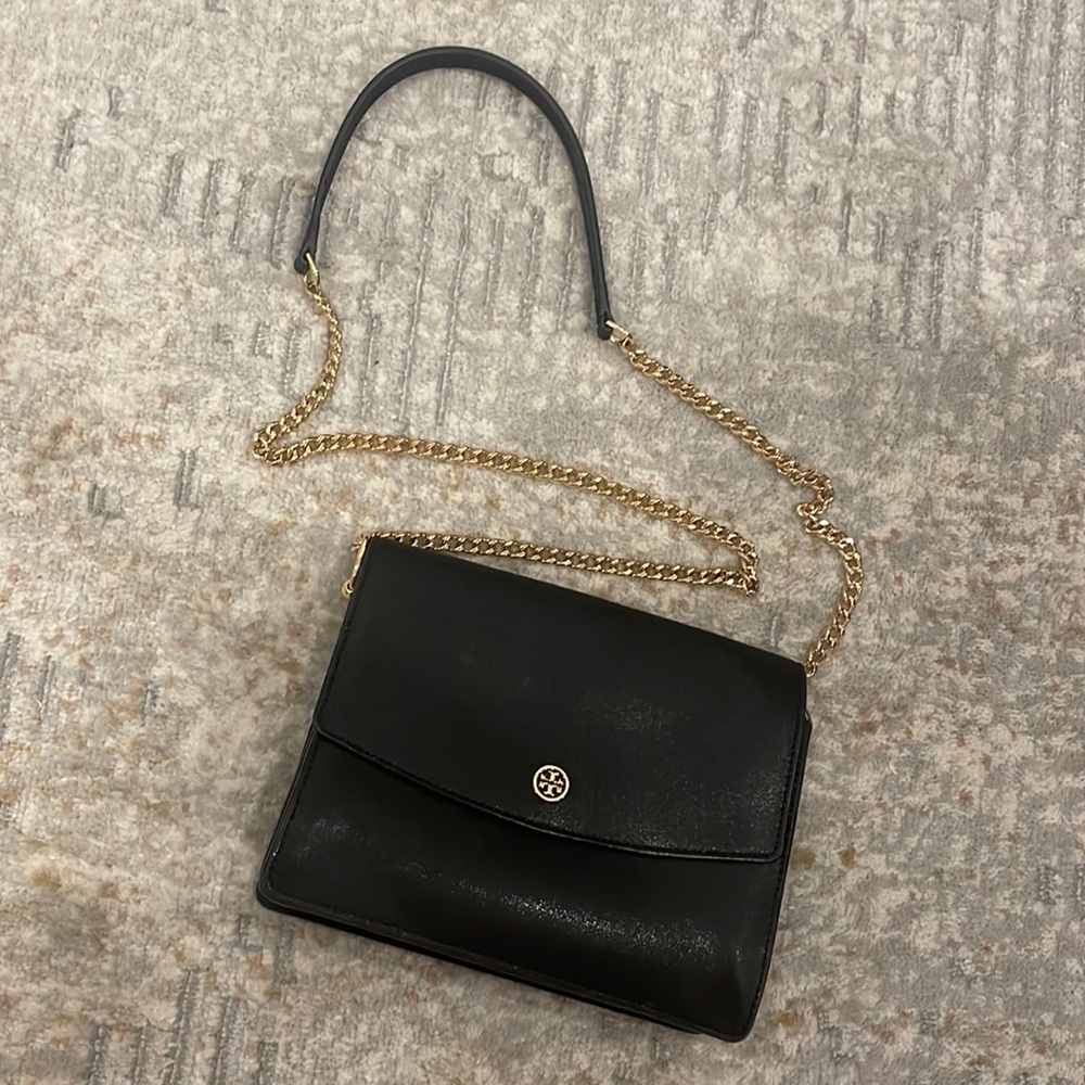 ❌SOLD❌ Tory Burch Leather Shoulder Bag - Picture 3 of 10